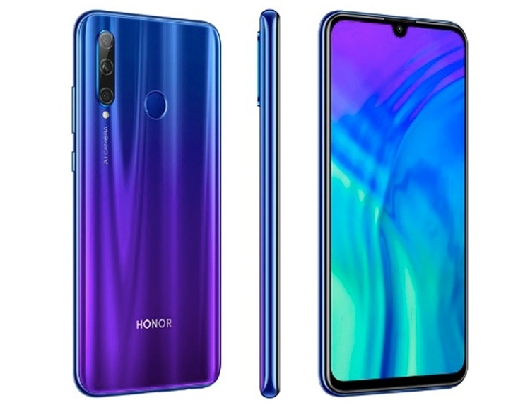 Honor 20 Lite: смартфон с 32-Мп селфи-камерой и процессором Kirin 710