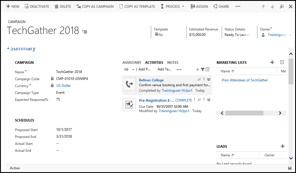 Введение в MS Dynamics CRM - 7