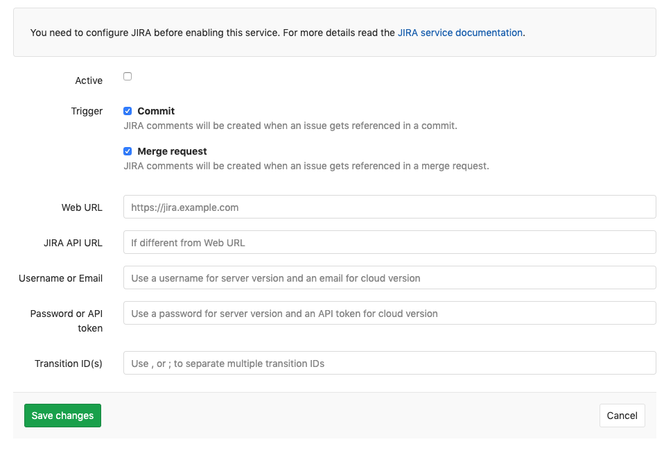 Интеграция Jira с GitLab - 2