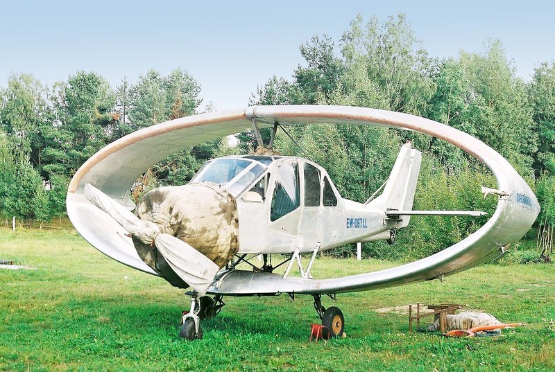 Кольцеплан: самолёт с замкнутым контуром крыла