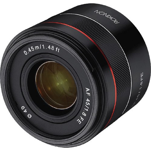 Представлен объектив Rokinon AF 45mm f/1.8 FE с креплением Sony E