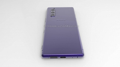 Смартфон Sony Xperia 2 позирует на рендерах и в видео — он станет компактнее предшественника, но сохранит тройную камеру