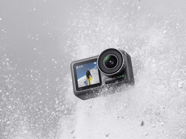 Конкурент GoPro Hero 7 Black за $350. Представлена водонепроницаемая экшн-камера с двумя экранами DJI Osmo Action