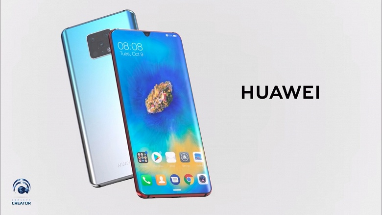 Видео дня: концептуальный Huawei Mate 30 демонстрирует нетипичную квадрокамеру