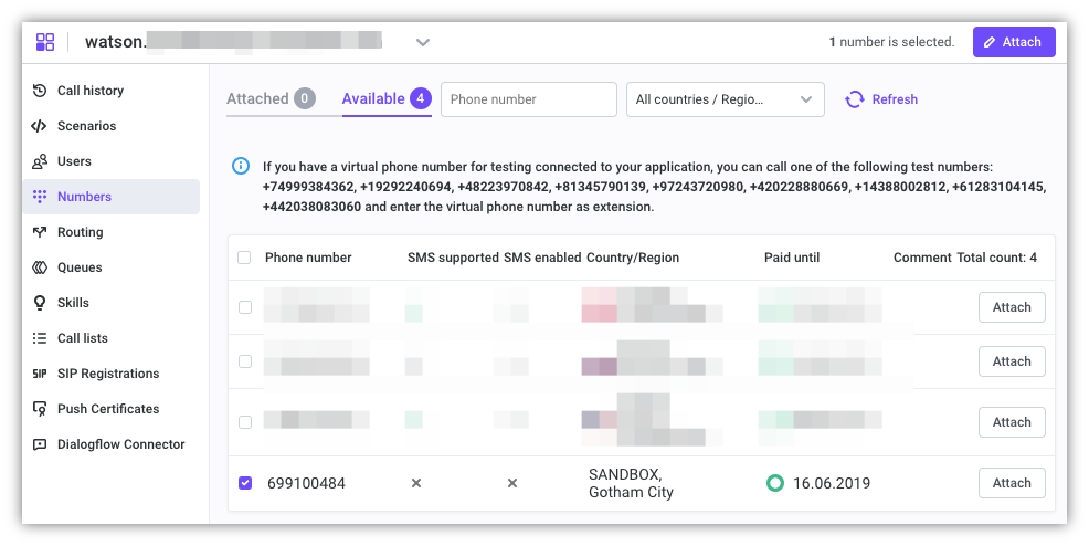 Элементарно, Watson: вы интегрируетесь с Voximplant - 13