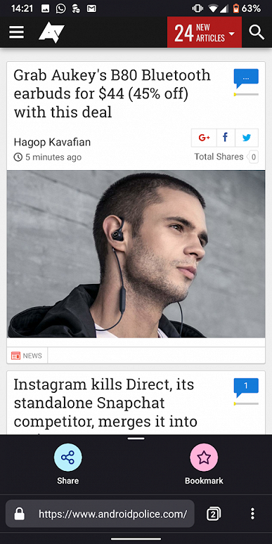 Mozilla Fenix — браузер «не для родителей» — уже можно скачать и опробовать - 3 Mozilla Fenix — браузер «не для родителей» — уже можно скачать и опробовать