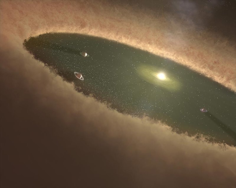 Ученые детально засняли формирующуюся планетную систему