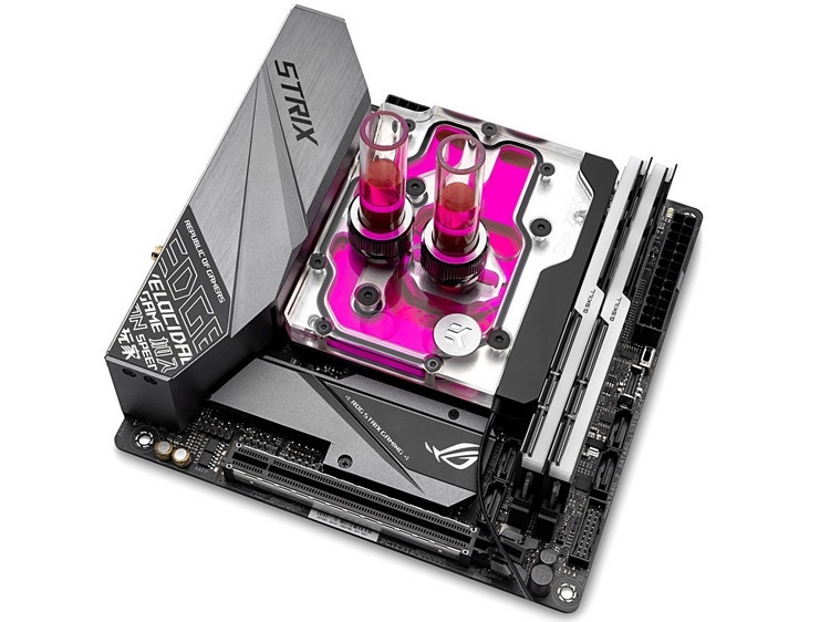 EK Water Blocks представила водоблок для компактной платы ASUS ROG Strix Z390-I