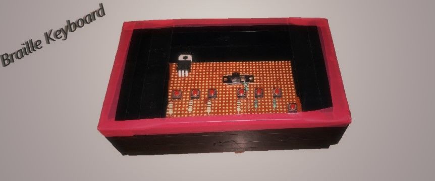 Брайлевская клавиатура - 1 Брайлевская клавиатура - 1