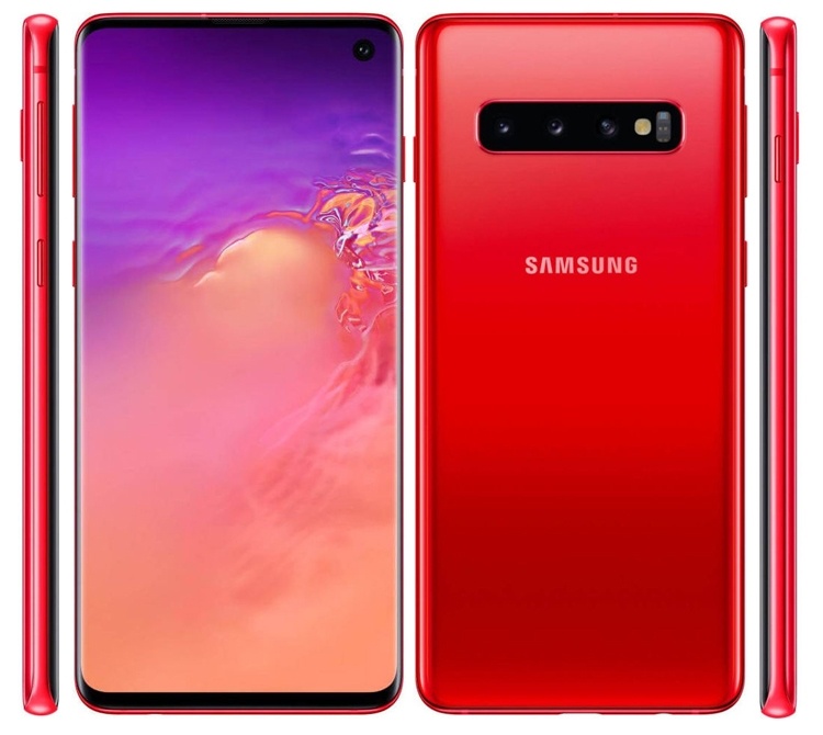 Cardinal Red: смартфоны Samsung Galaxy S10 и S10+ выйдут в ярко-красном цвете