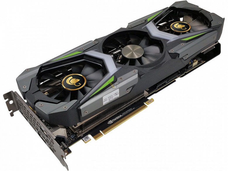 Manli GeForce RTX 2080 Ti Gallardo with customized LED Lights — когда длина названия полностью соответствует длине самой видеокарты