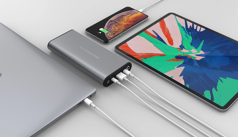 Емкость 27 000 мА&bull;ч, выходная мощность 130 Вт, зарядка за 1 час. Всё это &mdash; внешний аккумулятор HyperJuice за $250