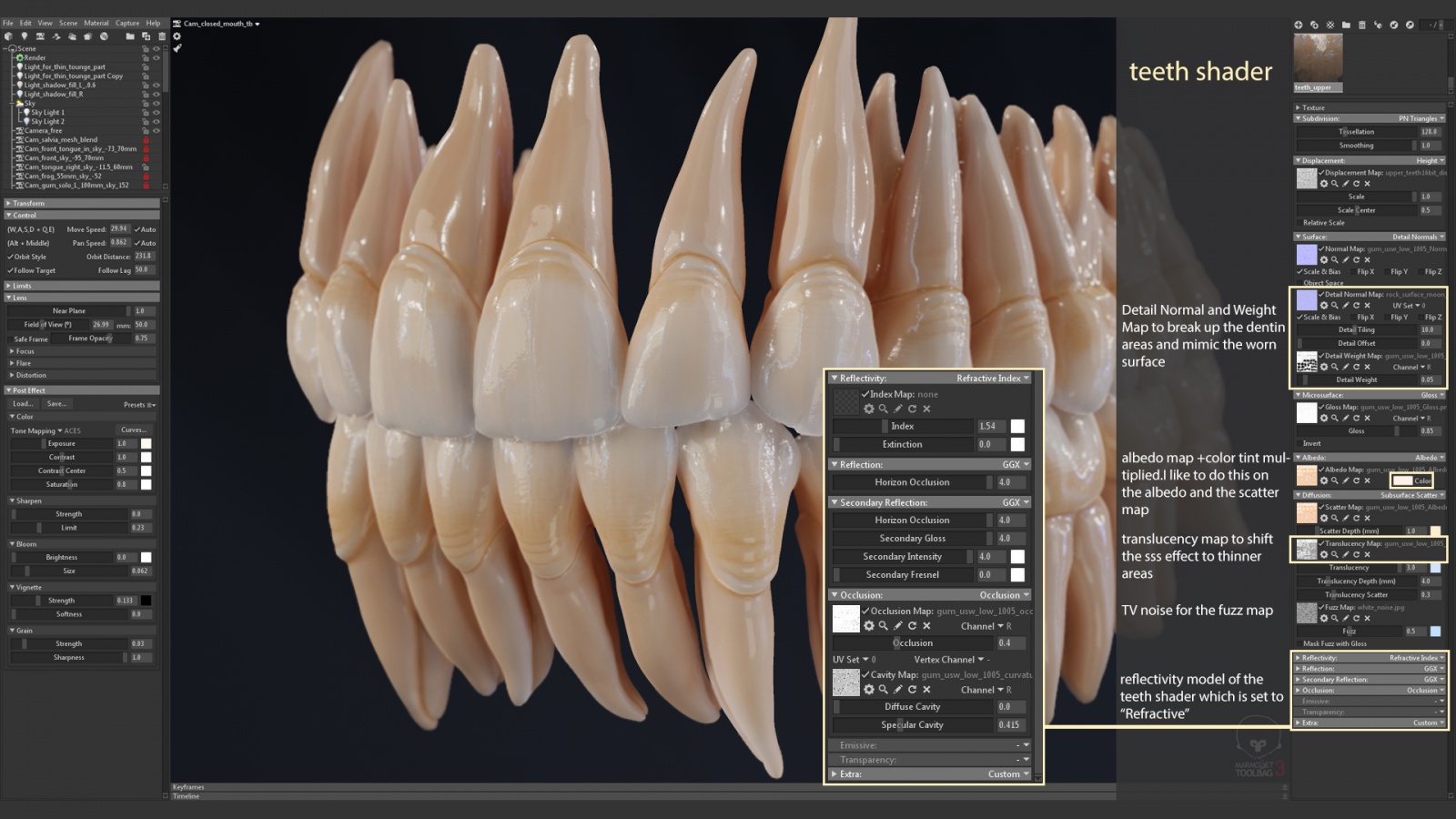 Искусство создания органических 3D-моделей: субдермальные шейдеры - 13