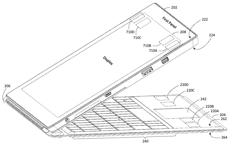 Патентная документация раскрывает особенности планшета Microsoft Surface Pro 7 Патентная документация раскрывает особенности планшета Microsoft Surface Pro 7