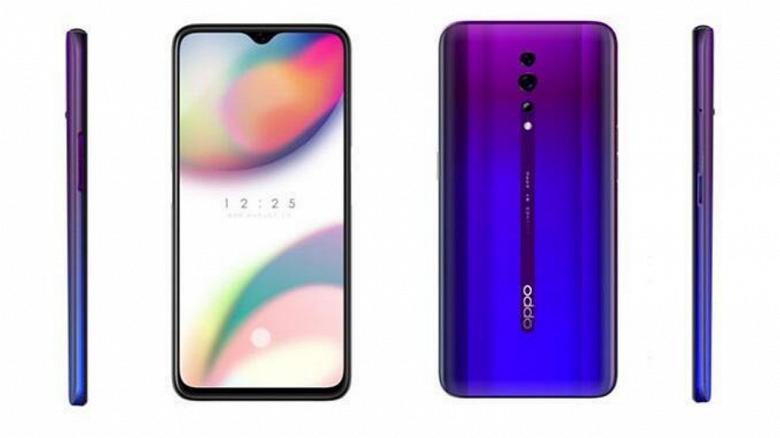 Смартфон Oppo Reno Z за 190 евро предложит SoC Snapdragon 710, экран AMOLED и большой аккумулятор 