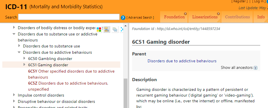 ВОЗ внесла «игровое расстройство» в международный классификатор болезней МКБ-11 - 1 ВОЗ внесла «игровое расстройство» в международный классификатор болезней МКБ-11 - 1
