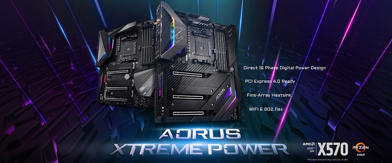Gigabyte объявляет о выпуске системных плат X570 Aorus с поддержкой PCIe 4.0