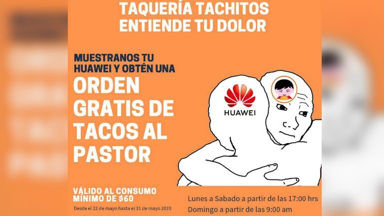 «Мы понимаем вашу боль». Владельцы Huawei в Мексике получают бесплатное тако