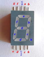 Семисегментный дешифратор, использующий как прямые, так и инверсные выходы BCD-счётчика - 4