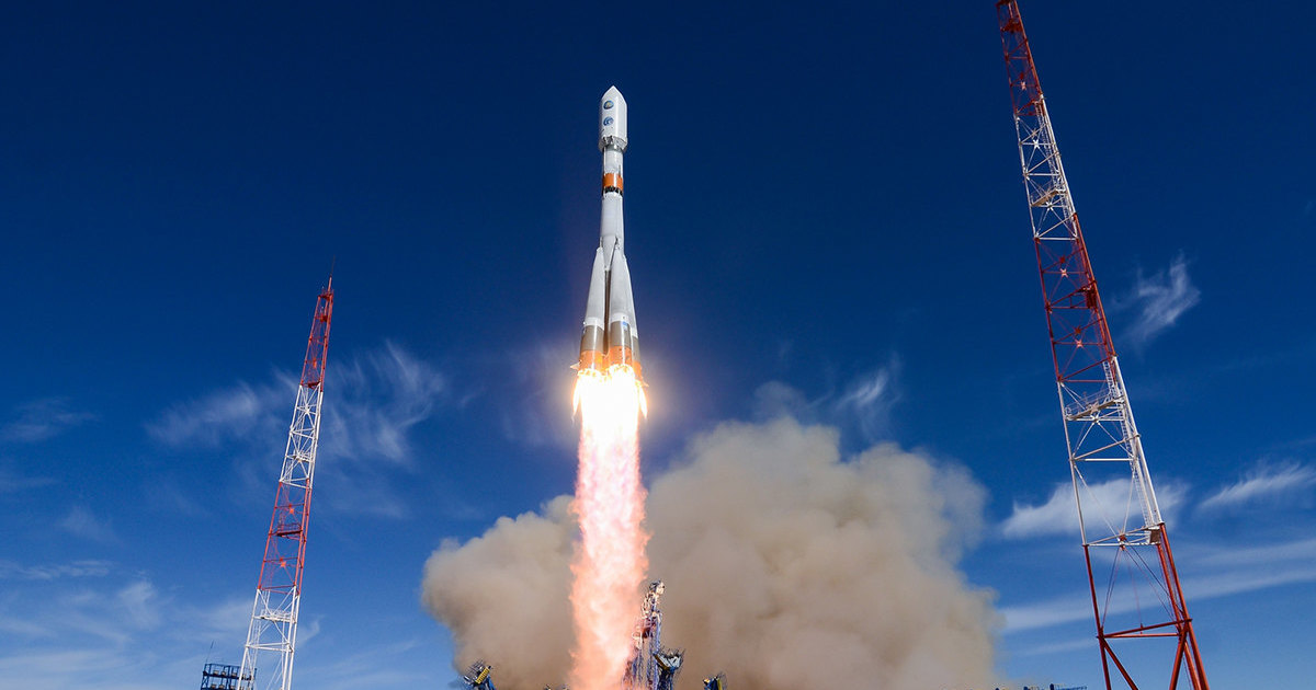 Удар молнии не помешал “Союз-2.1б” успешно вывести спутник