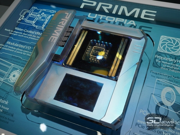 Computex 2019: ASUS представила очень необычную материнскую плату Prime Utopia