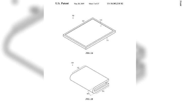 Apple запатентовала складной iPhone с гибким дисплеем