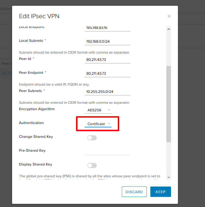 VMware NSX для самых маленьких. Часть 6. Настройка VPN - 13
