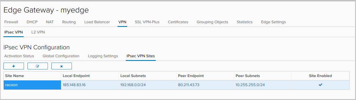 VMware NSX для самых маленьких. Часть 6. Настройка VPN - 6