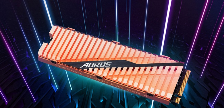 Накопители Gigabyte Aorus NVMe Gen4 SSD обеспечивают скорость до 5 ГБ/с