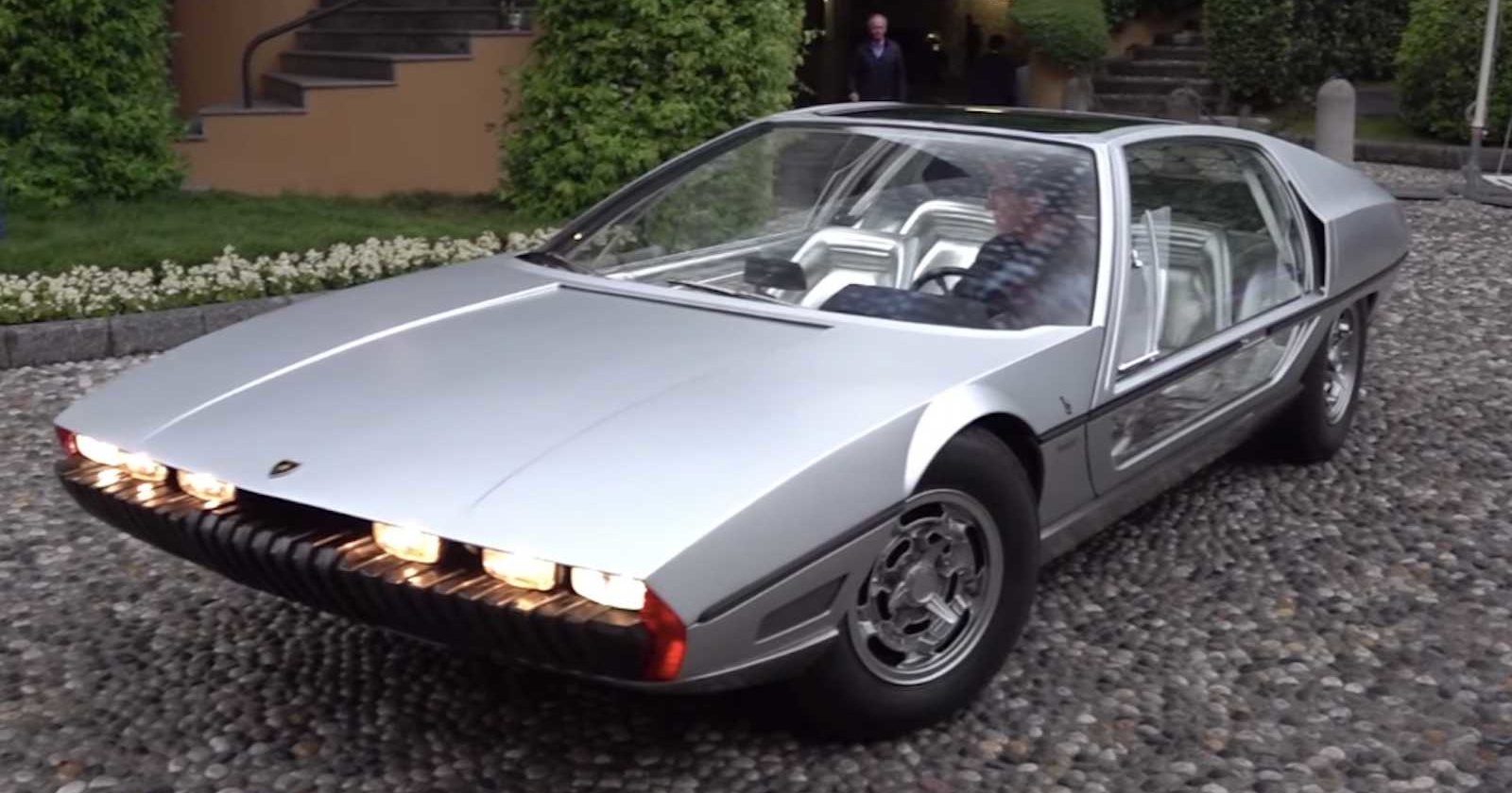 Показан необычный старый концепт Lamborghini Показан необычный старый концепт Lamborghini