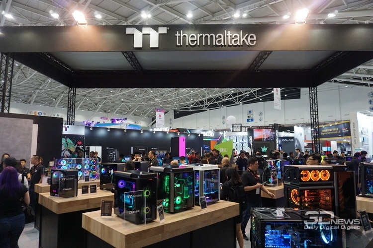 Репортаж со стенда Thermaltake на выставке Computex 2019 Репортаж со стенда Thermaltake на выставке Computex 2019