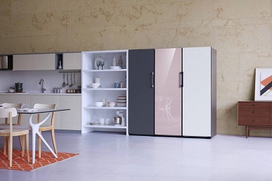 Samsung Prism — проект, который позволит пользователям настроить размер, цвет и текстуру холодильника под свои нужды