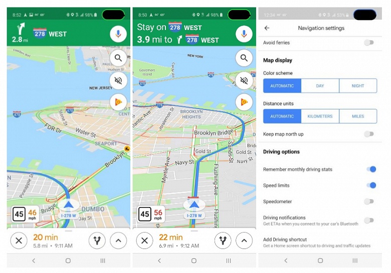 В Google Maps наконец-то появился спидометр - 1 В Google Maps наконец-то появился спидометр