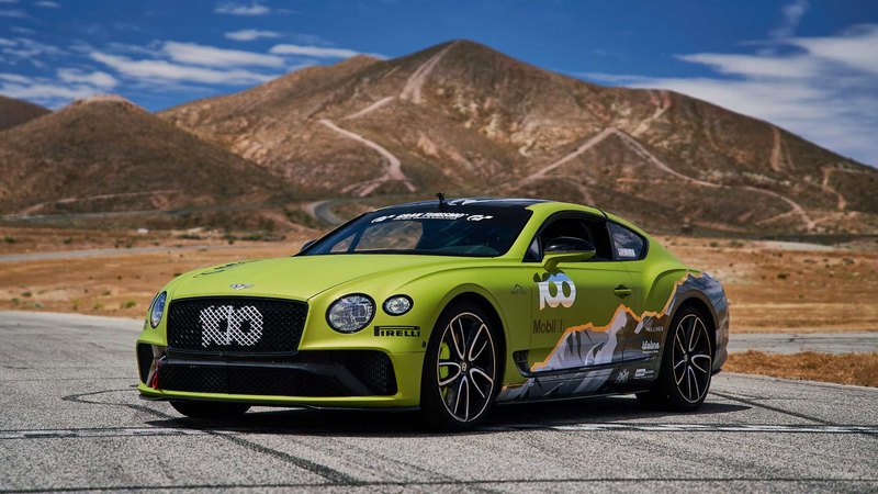 Bentley представила Continental GT для рекорда на Пайкс Пик