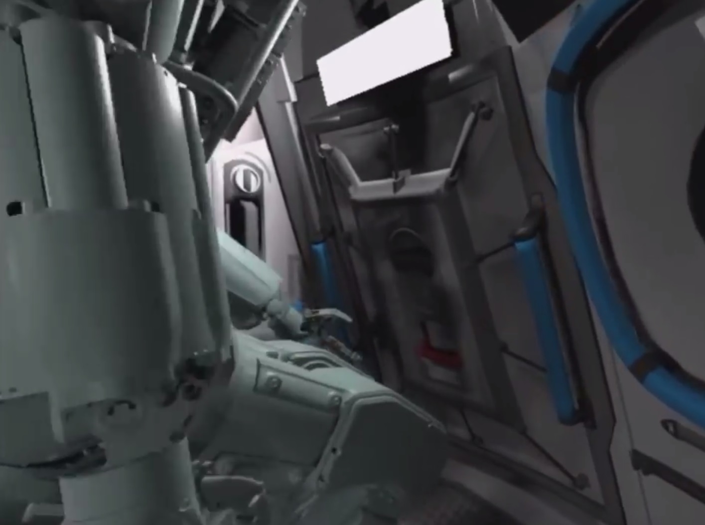 Люк корабля «Союз МС-14» оказался узок для робота FEDOR - 2 Люк корабля «Союз МС-14» оказался узок для робота FEDOR - 2