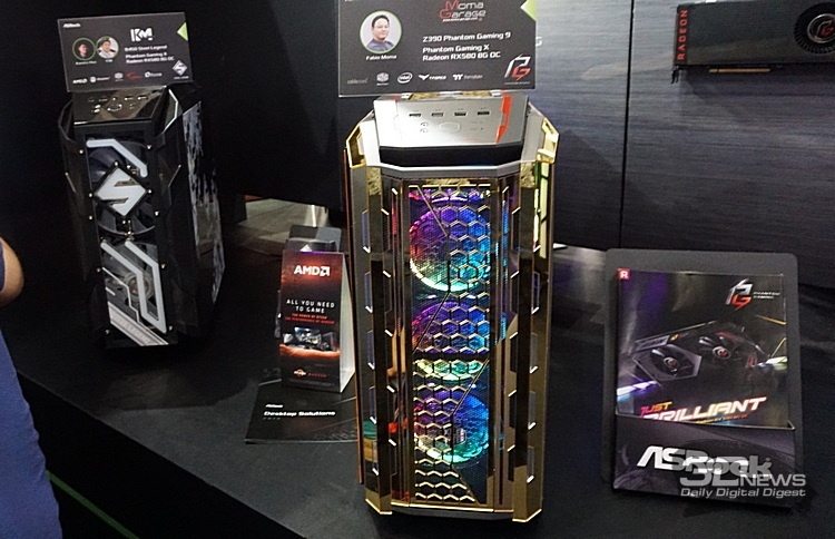 Репортаж со стенда ASRock на выставке Computex 2019