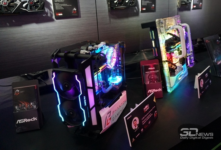 Репортаж со стенда ASRock на выставке Computex 2019