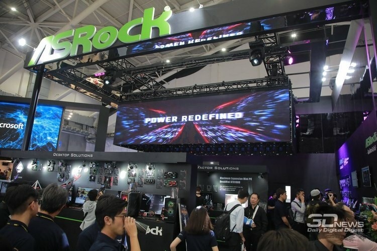 Репортаж со стенда ASRock на выставке Computex 2019