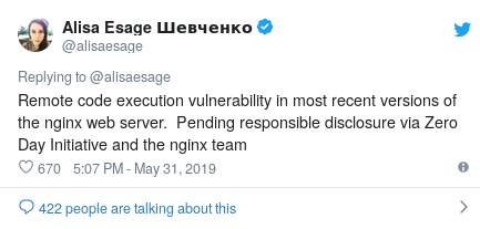 Успех социального эксперимента с поддельным эксплойтом для nginx - 2