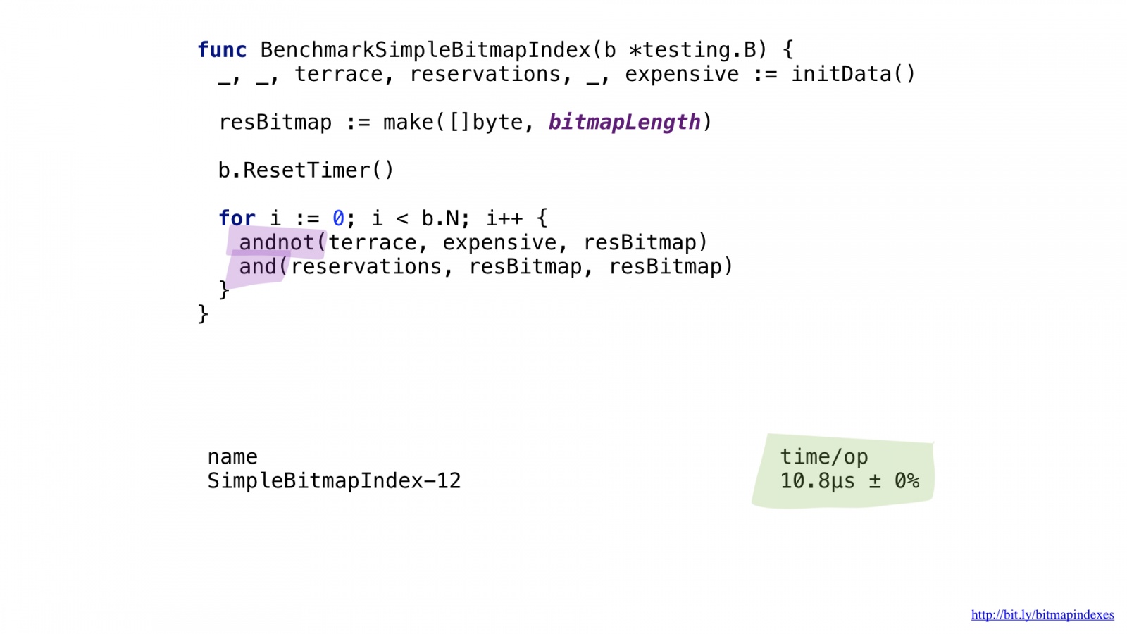 Bitmap indexes in Go: unbelievable search speed - 28