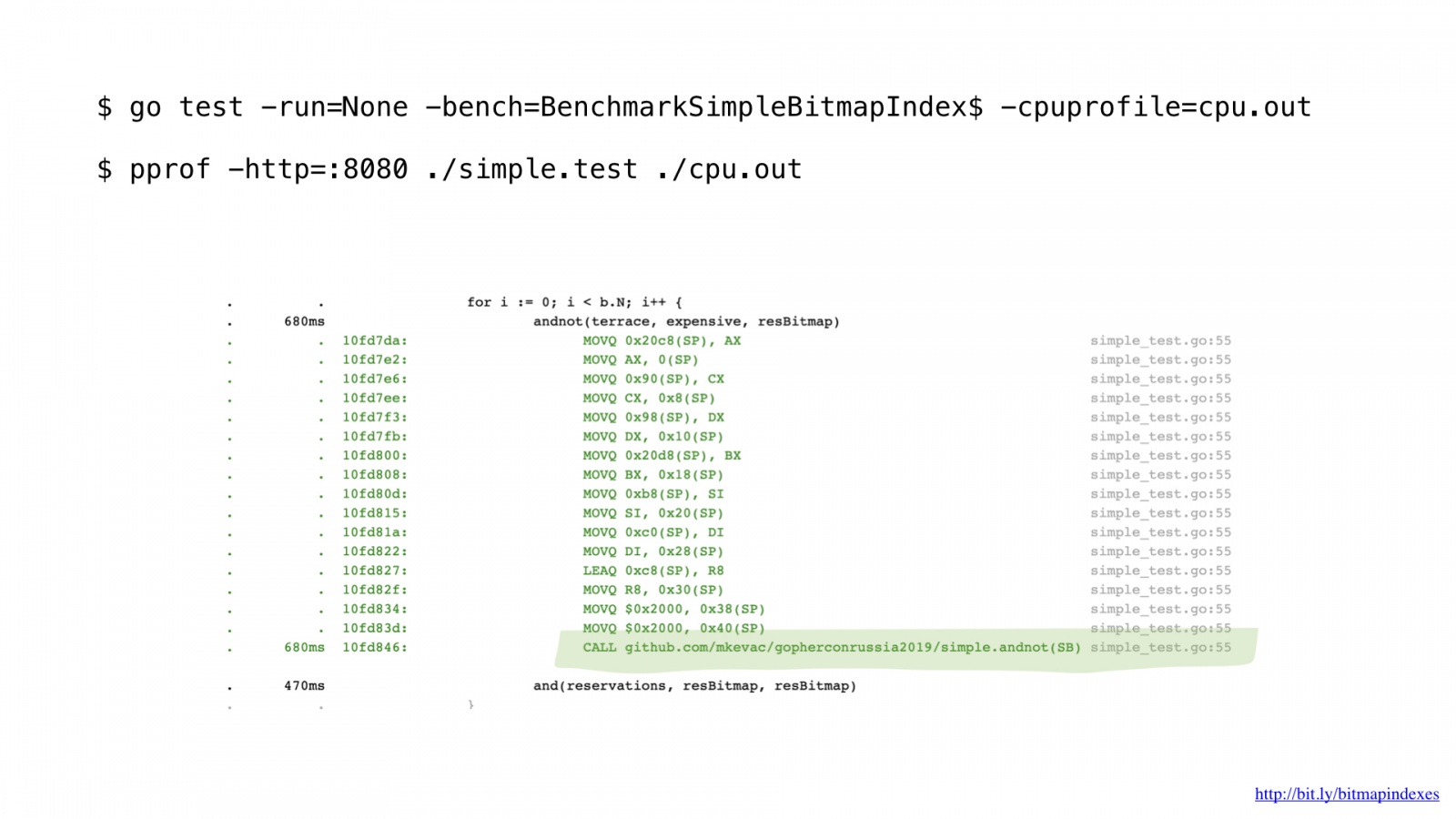 Bitmap indexes in Go: unbelievable search speed - 29