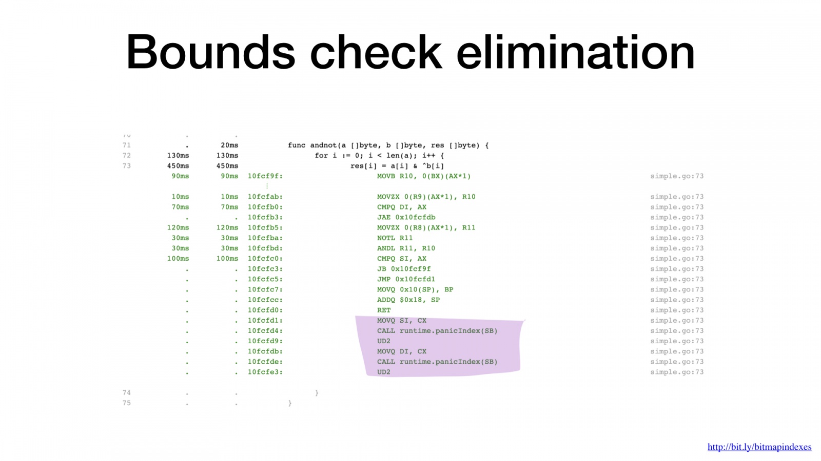 Bitmap indexes in Go: unbelievable search speed - 33