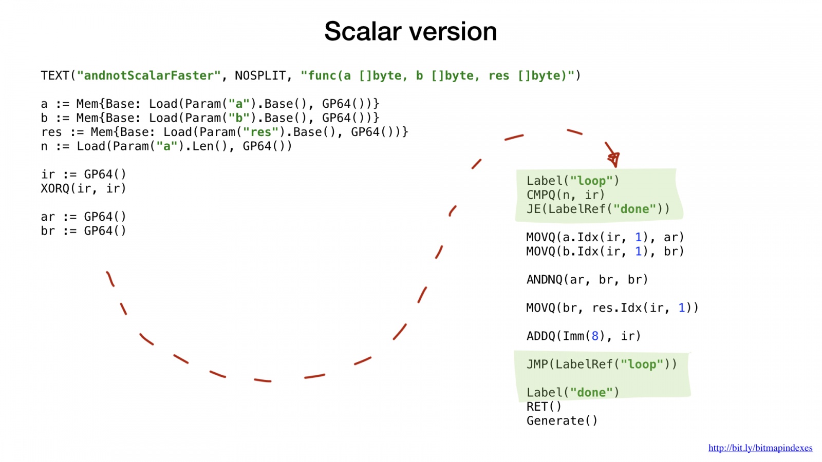 Bitmap indexes in Go: unbelievable search speed - 45