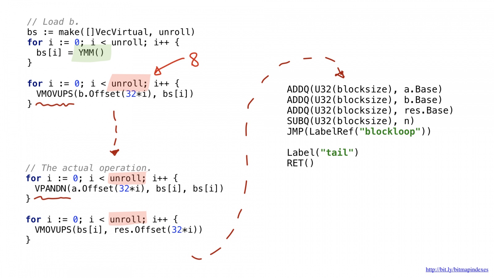 Bitmap indexes in Go: unbelievable search speed - 50