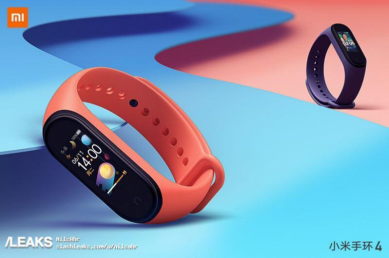 Фитнес-браслет Xiaomi Mi Band 4 красуется на качественных рекламных изображениях