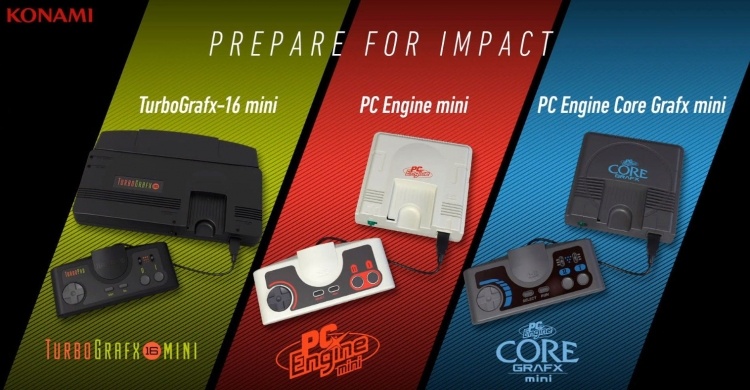 В полку́ ретро-консолей прибыло: Konami представила Turbografx-16 Mini