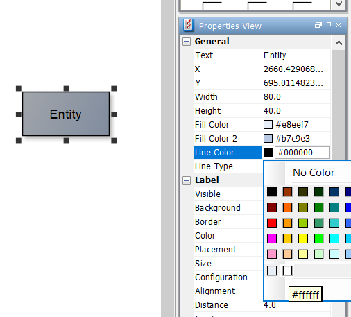 Entity properties