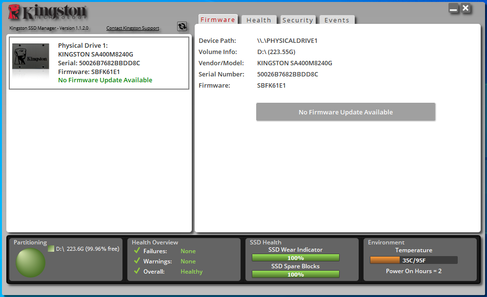 Теперь и в новой упаковке — Kingston A400 в формате M.2 спешит на рынок - 5 Теперь и в новой упаковке — Kingston A400 в формате M.2 спешит на рынок - 5
