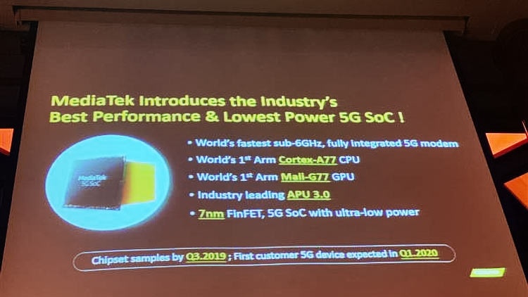 MediaTek: мы представили первую в мире полностью интегрированную SoC 5G