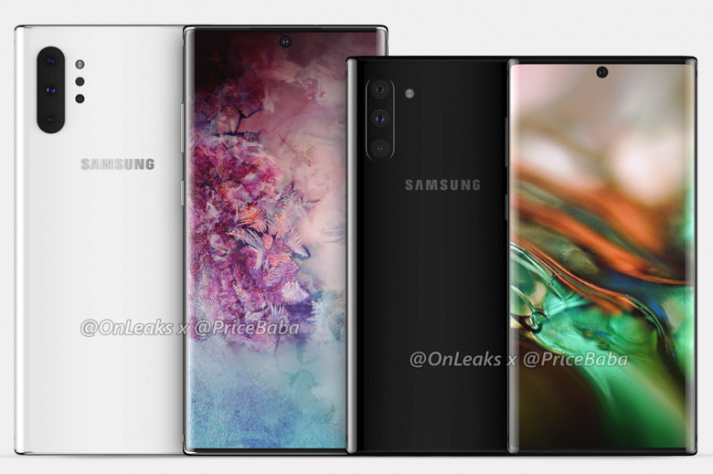 Размеры Samsung Galaxy Note10 и Note10 Pro сравнили на живом фото